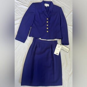 Executive Collection Purple Suit with Gold Accents